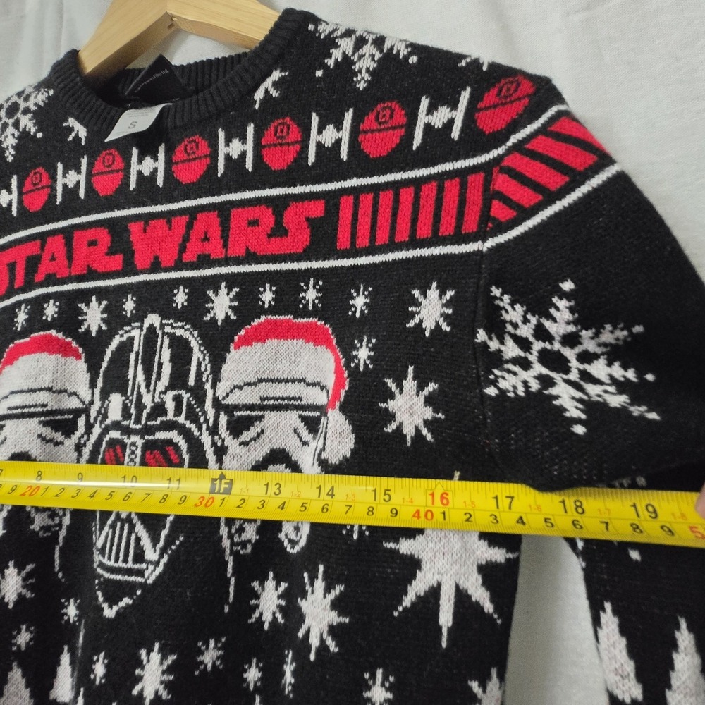 Star Wars Darth Vader Holiday Sweater size‎ S Festive Casual Festive - Picture 9 of 9